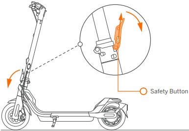 Segway - KickScooter - Plegado del producto Plegado del producto