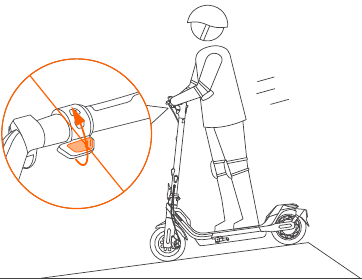 Segway - KickScooter - ADVERTENCIAS - Reducir la velocidad al bajar cuestas ADVERTENCIAS - Reducir la velocidad al bajar cuestas