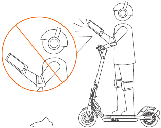 Segway - KickScooter - ADVERTENCIAS - Usar el teléfono móvil al conducir ADVERTENCIAS - Usar el teléfono móvil al conducir