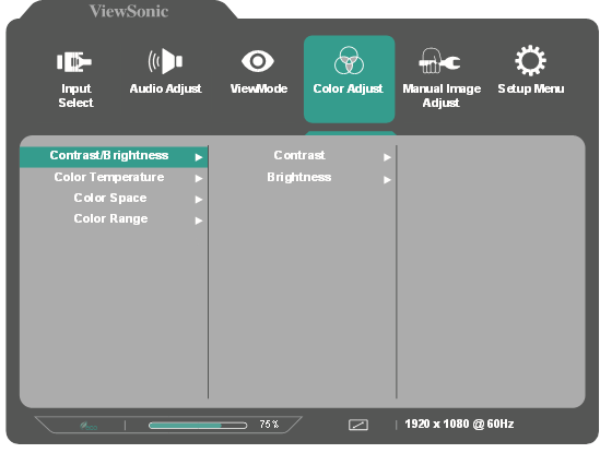 ViewSonic - VA2759-smh - Configuración de los ajustes - Paso 2 Configuración de los ajustes - Paso 2