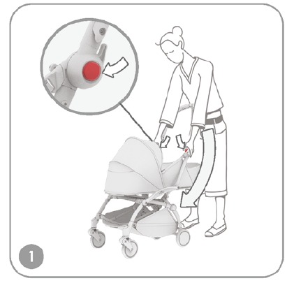 Stokke - YOYO - Plegado - Paso 1 Plegado - Paso 1