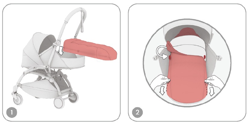 Stokke - YOYO - Freno de estacionamiento - Paso 1 Freno de estacionamiento - Paso 1