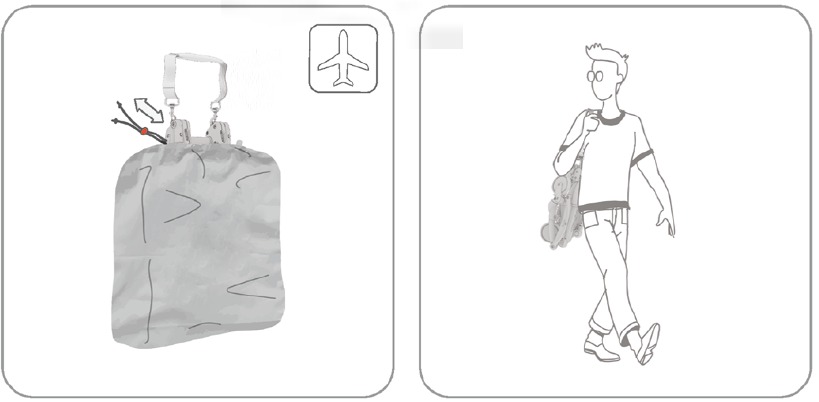 Stokke - YOYO - Uso del arnés de seguridad - Paso 3 Uso del arnés de seguridad - Paso 3