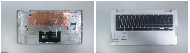 Asus - C423NA - Componentes - Carcasa superior Componentes - Carcasa superior