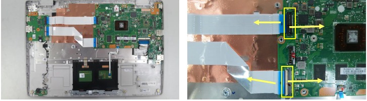 Asus - C423NA - Quitar la placa IO - Paso 1 Quitar la placa IO - Paso 1