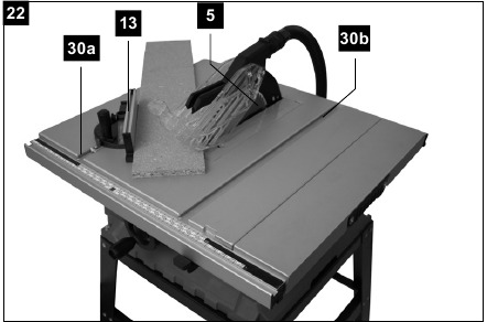 Scheppach - HS105 - Instrucciones de trabajo - Realización de cortes transversales Instrucciones de trabajo - Realización de cortes transversales
