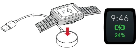 Masimo - W1 - Cargar el reloj Cargar el reloj