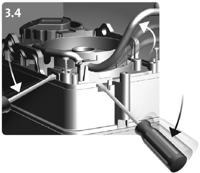 GRUNDFOS - Sololift2 C-3 - If Foreign body in tank - Step 4 Si hay un cuerpo extraño en el depósito - Paso 4