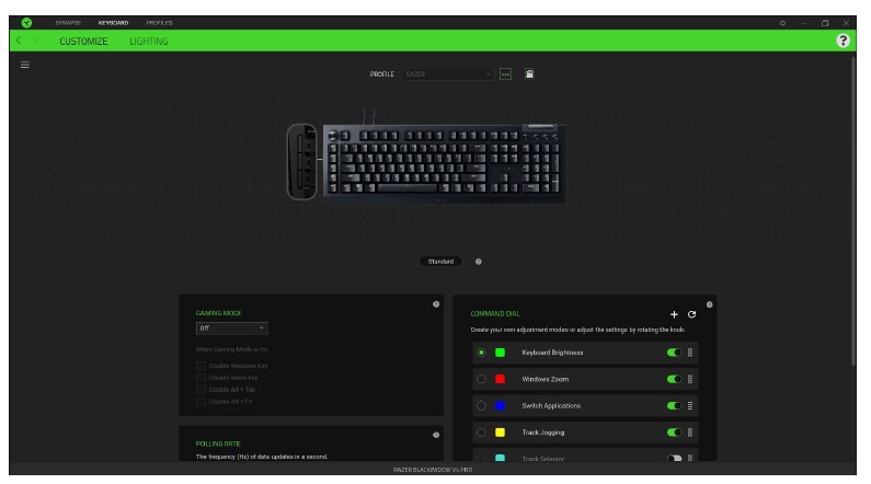 Razer - BLACKWIDOW V4 PRO - Personalizar Personalizar