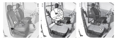 Renault - KANGOO E-TECH - ASIENTO DEL PASAJERO PLEGABLE CV Y TABIQUE PIVOTANTE ASIENTO DEL PASAJERO PLEGABLE CV Y TABIQUE PIVOTANTE