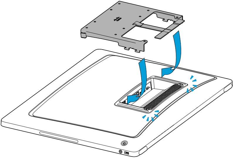Cisco - Desk Pro - Montaje con soporte VESA - Paso 2 Montaje con soporte VESA - Paso 2