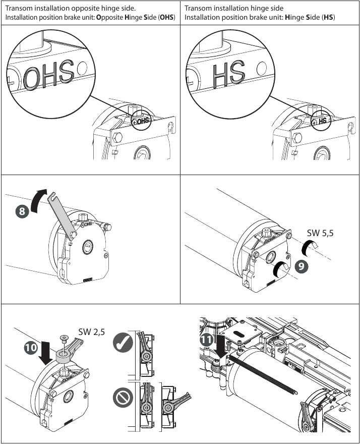 GEZE - Powerturn - Control de secuencia para el accionamiento de la hoja activa - Paso 2 Control de secuencia para el accionamiento de la hoja activa - Paso 2