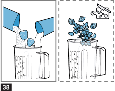 Bosch - MultiTalent 3 - Processing ingredients with blender - Step 1 Procesamiento de ingredientes con la batidora - Paso 1