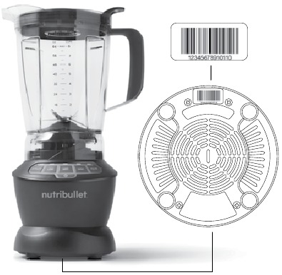 NUTRIBULLET - NBF50500 - SERVICIO DE GARANTÍA - Número de serie SERVICIO DE GARANTÍA - Número de serie