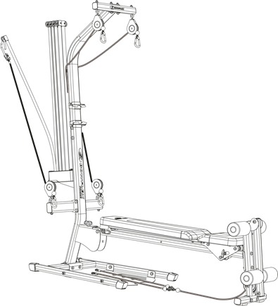 Bowflex - PR1000 - Adjustments - Step 2 Ajustes - Paso 2