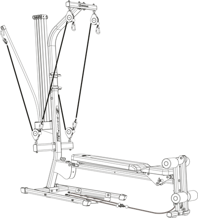 Bowflex - PR1000 - Adjustments - Step 3 Ajustes - Paso 3