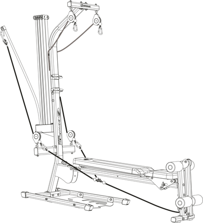 Bowflex - PR1000 - Adjustments - Step 4 Ajustes - Paso 4