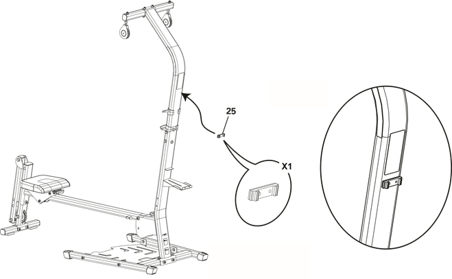 Bowflex - PR1000 - Assembly - Step 7 Montaje - Paso 7