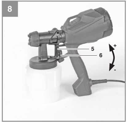 EINHELL - TC-SY 400 P - Ajuste del flujo de material Ajuste del flujo de material