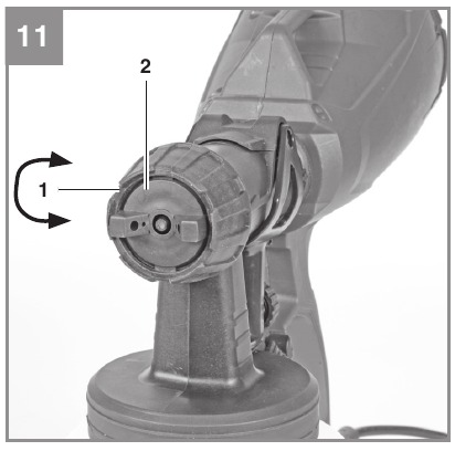 EINHELL - TC-SY 400 P - Desconexión y limpieza de la pistola - Paso 1 Desconexión y limpieza de la pistola - Paso 1