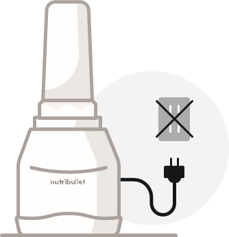 NUTRIBULLET - NBKS50100 - Cuidado y mantenimiento - Paso 1 Cuidado y mantenimiento - Paso 1