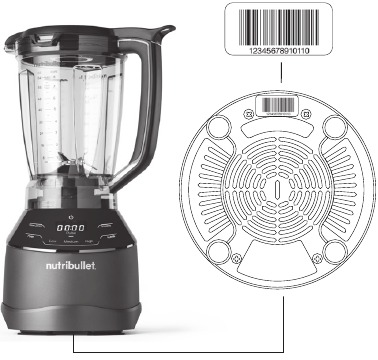 NUTRIBULLET - NBKS50100 - Registro del producto - Número de serie Registro del producto - Número de serie