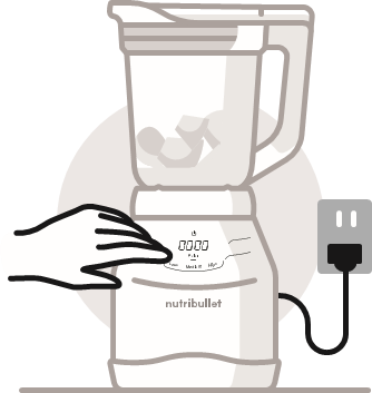 NUTRIBULLET - NBKS50100 - Cómo usar la jarra de la batidora: paso 1 Cómo usar la jarra de la batidora: paso 1