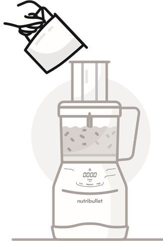 NUTRIBULLET - NBKS50100 - Uso de la cuchilla picadora - Paso 3 Uso de la cuchilla picadora - Paso 3