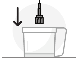 NUTRIBULLET - NBKS50100 - Uso de la cuchilla para masa - Paso 1 Uso de la cuchilla para masa - Paso 1