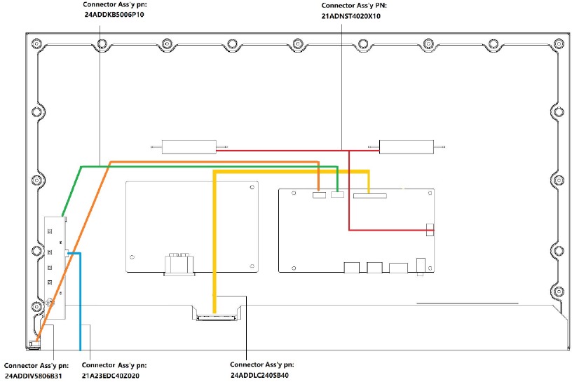 Acer - QG271 M3 - Diagrama de conectividad del cableado Diagrama de conectividad del cableado