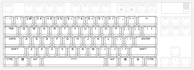 SteelSeries - APEX PRO TKL - ACTUATION ADJUSTMENT AJUSTE DE ACTUACIÓN