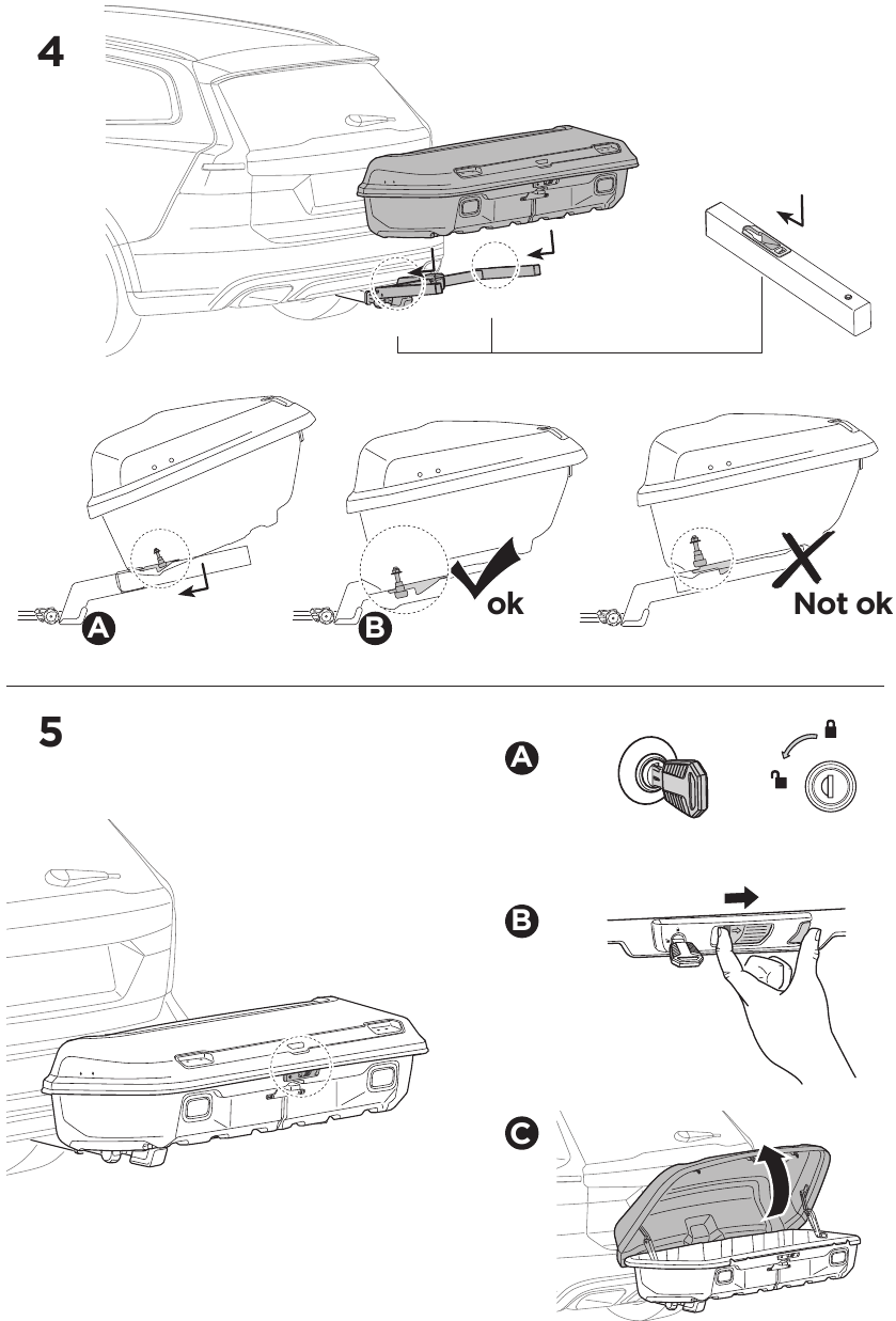 Thule - Arcos - Instrucciones de montaje - Paso 4 Instrucciones de montaje - Paso 4