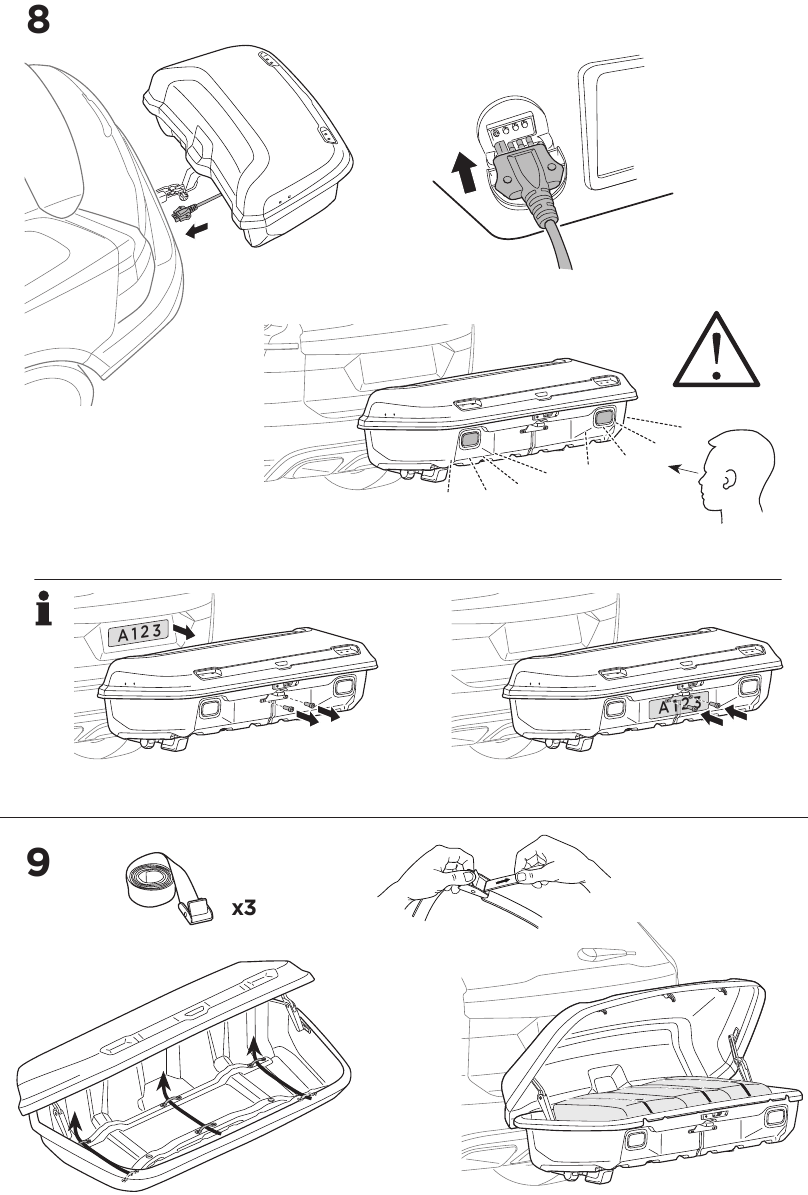 Thule - Arcos - Instrucciones de montaje - Paso 6 Instrucciones de montaje - Paso 6