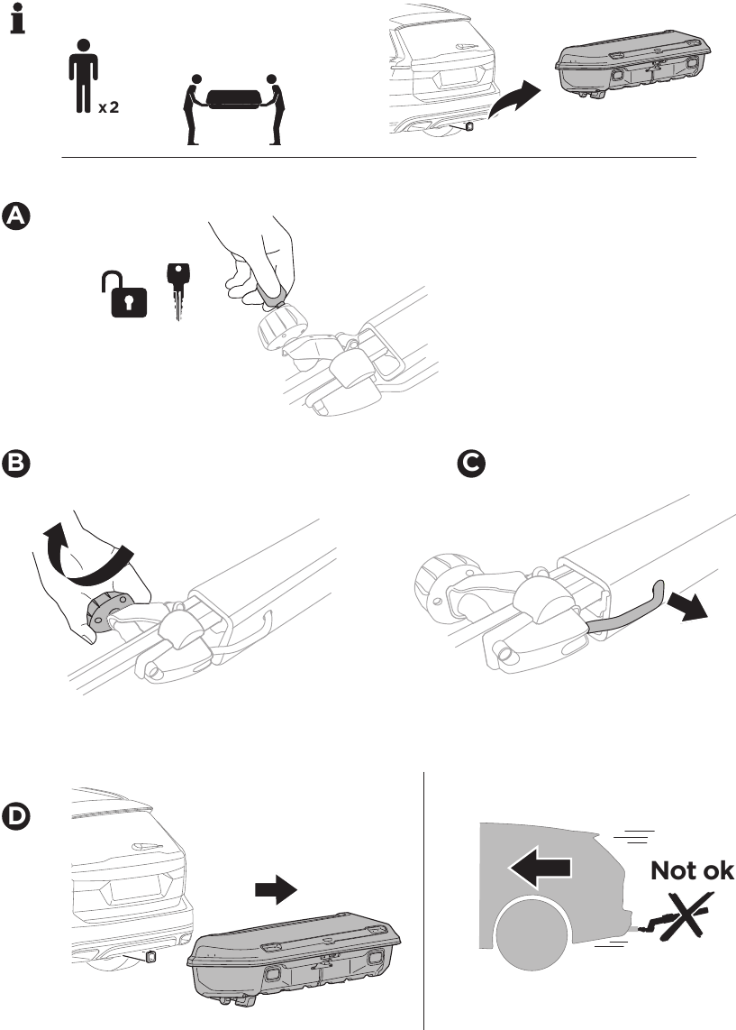 Thule - Arcos - Instrucciones de montaje - Paso 7 Instrucciones de montaje - Paso 7