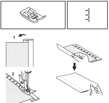 Singer - MX60 - Costura - Paso 2 - Dobladillo invisible Costura - Paso 2 - Dobladillo invisible