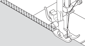 puntada overlock elástica