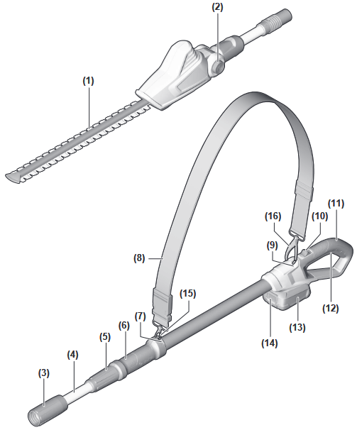 Bosch - Universal HedgePole 18 - Características del producto Características del producto