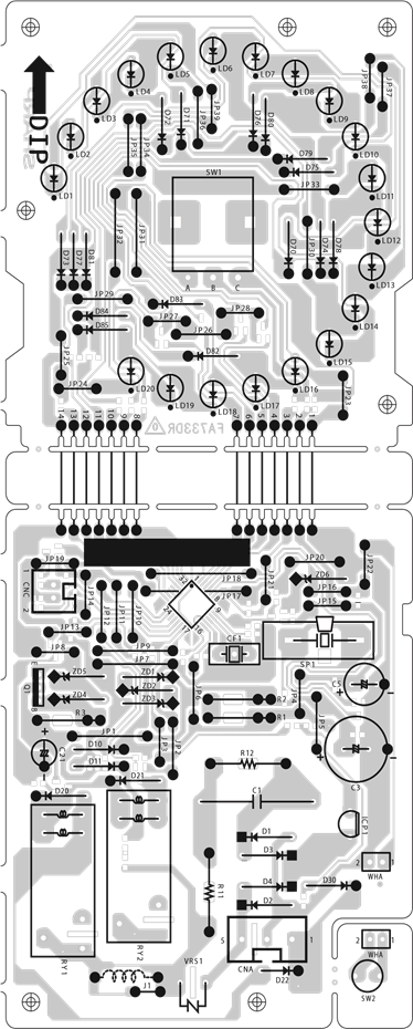 Sharp - R-21LCF - DIAGRAMAS DE CIRCUITOS - Placa de cableado impreso DIAGRAMAS DE CIRCUITOS - Placa de cableado impreso