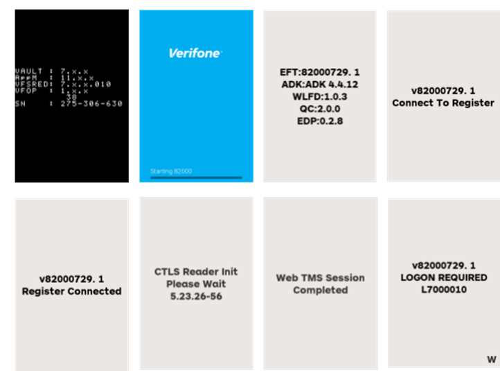 VeriFone - V400m - Initialisation Inicialización