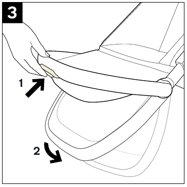 Nuna - demi next - Soporte para pantorrillas Soporte para pantorrillas