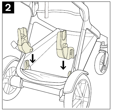 Nuna - demi next - Adaptadores de poste para portabebés - Paso 2 Adaptadores de poste para portabebés - Paso 2
