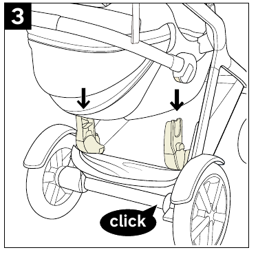Nuna - demi next - Adaptadores de poste para portabebés - Paso 3 Adaptadores de poste para portabebés - Paso 3