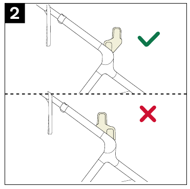 Nuna - demi next - Adaptadores de poste para asiento y capazo - Paso 2 Adaptadores de poste para asiento y capazo - Paso 2