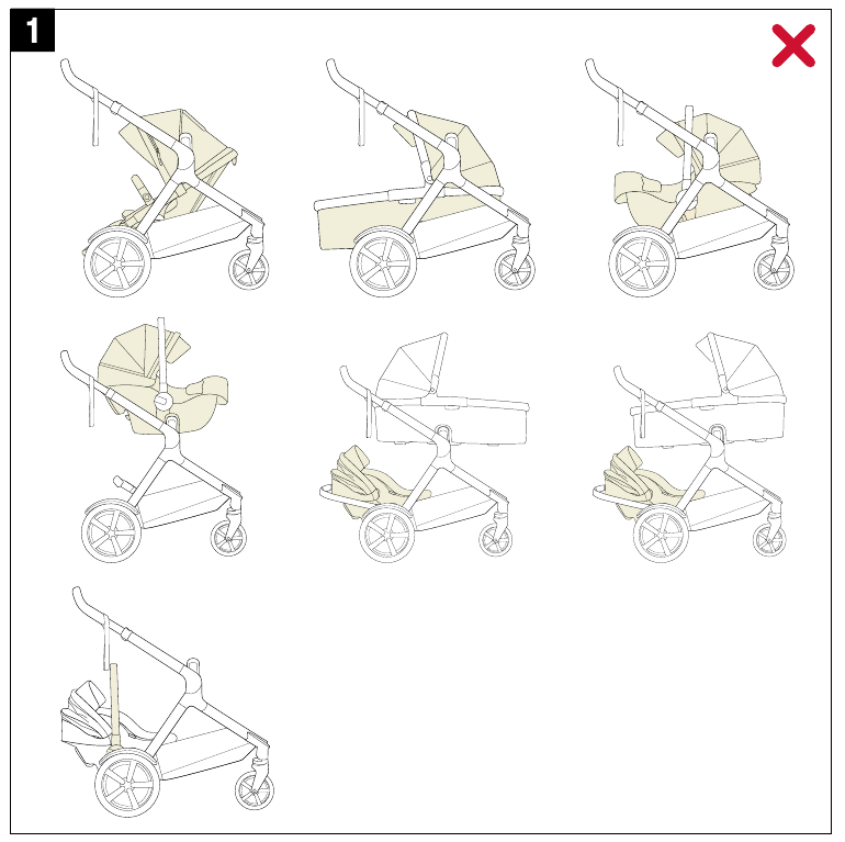 Nuna - demi next - Uso de las opciones de asiento: paso 1 Uso de las opciones de asiento: paso 1