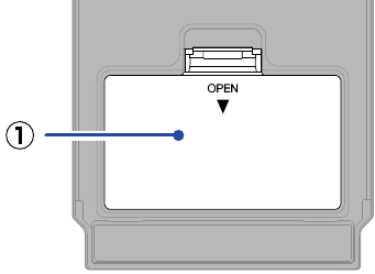 ZOOM - MS-90LP+ - Funciones de las piezas - Parte inferior Funciones de las piezas - Parte inferior