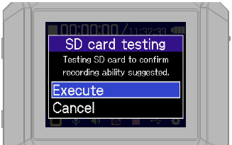 ZOOM - H4essential - Realización de pruebas de tarjetas SD Realización de pruebas de tarjetas SD