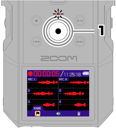 ZOOM - H6essential - Grabación - Paso 1 Grabación - Paso 1
