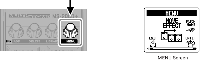 ZOOM - MS-200D+ - Uso del MENÚ Uso del MENÚ
