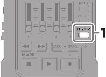 ZOOM - R4 - Ajuste del ritmo - Paso 1 Ajuste del ritmo - Paso 1