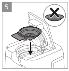 Colocar el soporte para monodosis en la máquina
